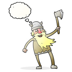 thought bubble cartoon viking