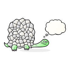 thought bubble cartoon tortoise