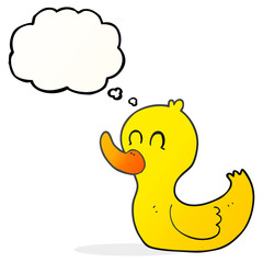 thought bubble cartoon cute duck