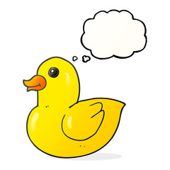 thought bubble cartoon rubber duck