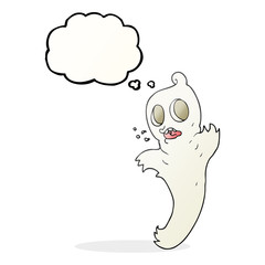 thought bubble cartoon ghost
