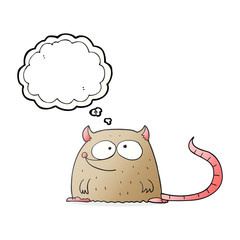 thought bubble cartoon mouse