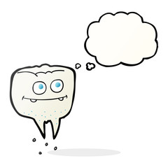 thought bubble cartoon tooth