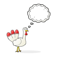 thought bubble cartoon turkey