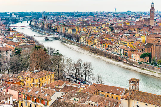Romantic Verona in Italy