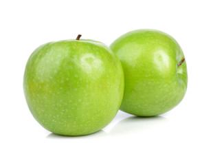 Green apple isolated on white