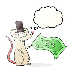 thought bubble cartoon rich mouse