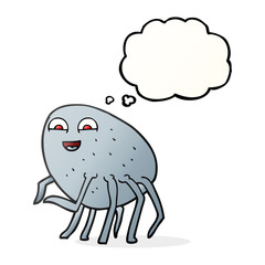 thought bubble cartoon tick