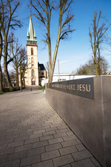 Fototapeta premium Herz-Jesu-Kirche in Lünen, Nordrhein-Westfalen