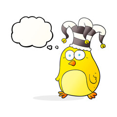 thought bubble cartoon funny bird