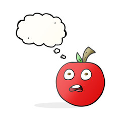 thought bubble cartoon tomato