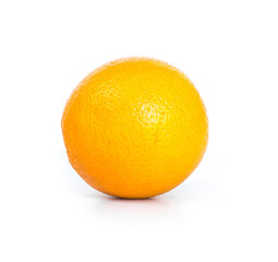 Orange on a white background