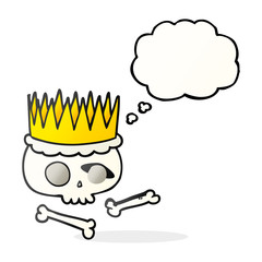 thought bubble cartoon crown