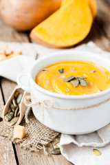 Pumpkin cream soup