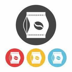 coffee bean bag icon