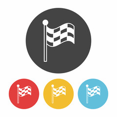 Racing flag icon