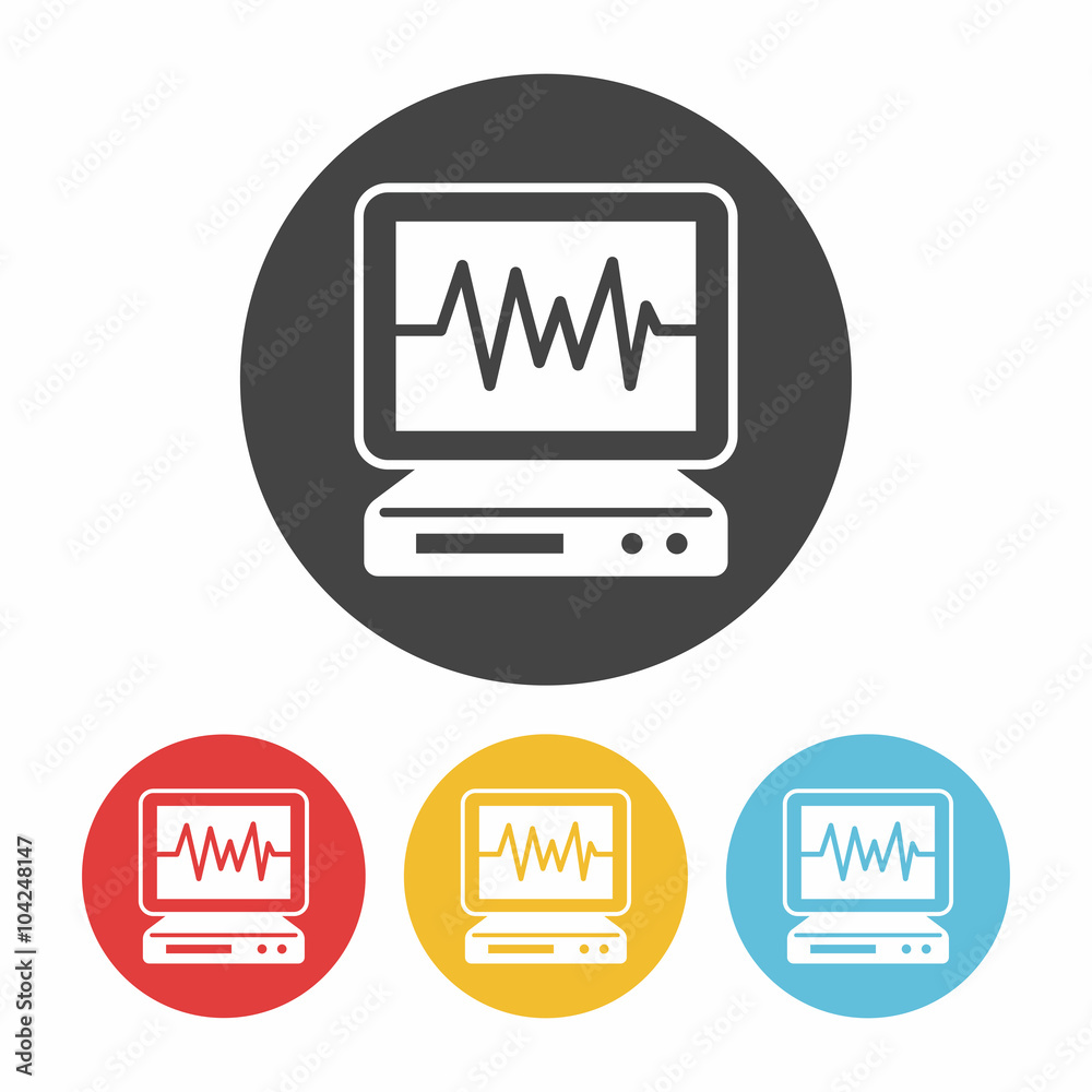 Sticker ECG icon