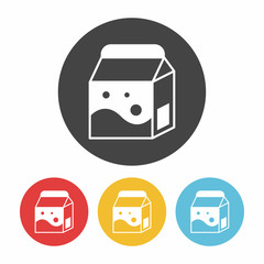 Obraz premium milk icon