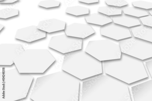 "white hexagons background." Stockfotos und lizenzfreie Bilder auf Fotolia.com - Bild 104248318