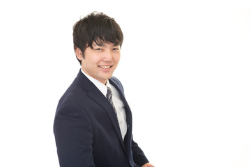 笑顔のビジネスマン