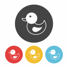baby toy duck icon