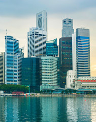 Fototapeta na wymiar Singapore business architecture