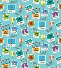 travel around the world background © nnnnae