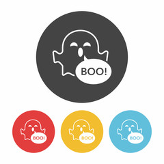 halloween monster icon