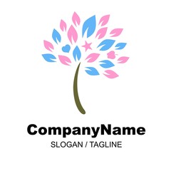 Florist vector logo icon