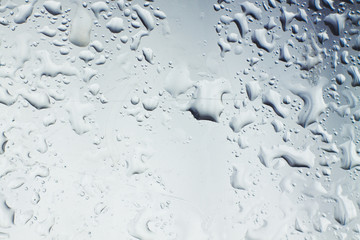 closeup of water droplets