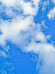 blue sky and clouds