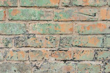 Brick texture with scratches and cracks
