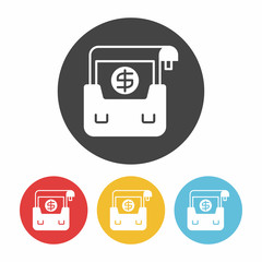financial money symbol icon