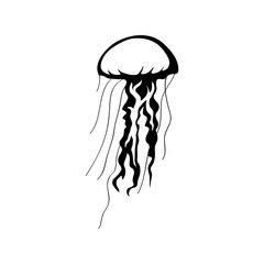 sea jellyfish logo