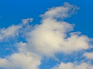 blue sky and clouds