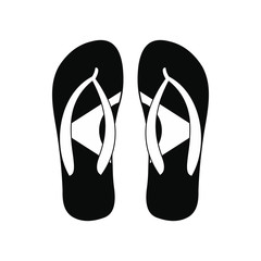 Brazilian flip flops icon, simple style 