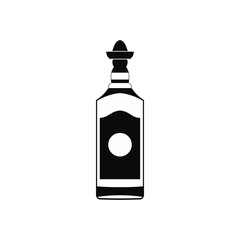 Tequila bottle icon, simple style 