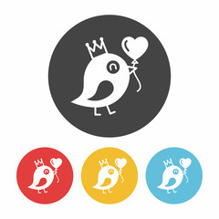 lover birds icon