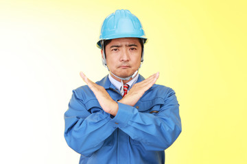 禁止の意思表示をする労働者