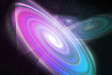 Abstract Universe Space