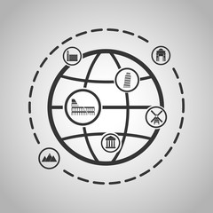 Obraz premium social network icon