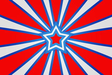 Fototapeta premium American Rays Background