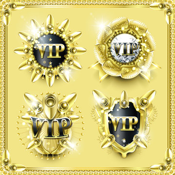 splendid golden VIP label collection