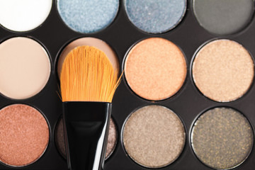 Eyeshadow Palette and brush