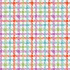 Colorful checkered tablecloths pattern