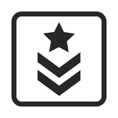 military's stripes icon