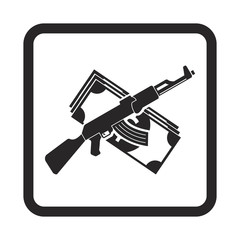guns and money icon