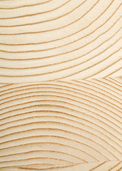 Texture di legno con linee curve