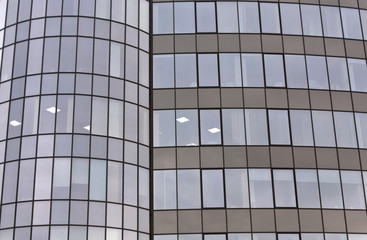 Fototapeta premium Modern glass office building.