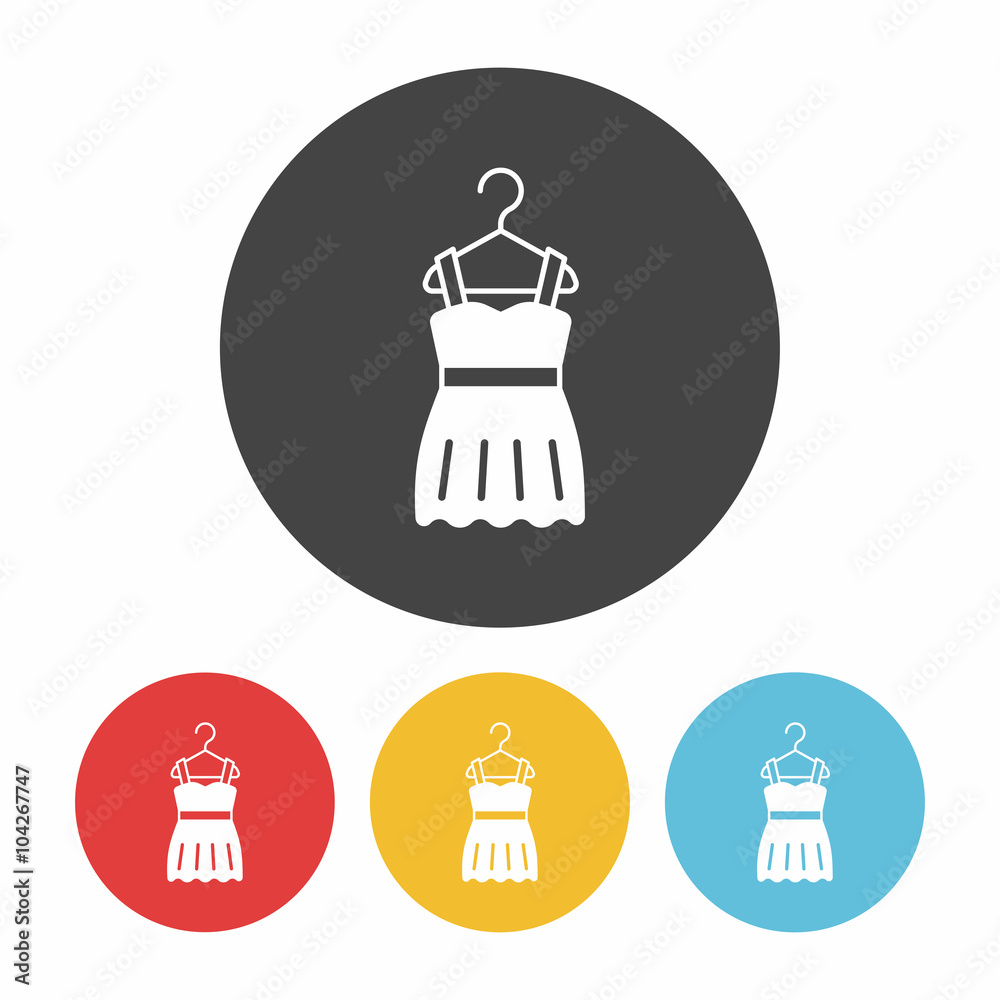 Canvas Prints dress icon